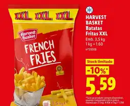 Lidl HARVEST BASKET Batatas Fritas XXL promoção