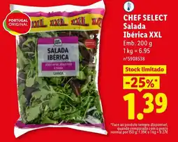 Lidl CHEF SELECT Salada Ibérica XXL promoção