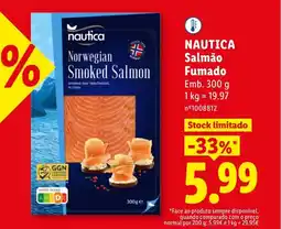 Lidl NAUTICA Salmão Fumado promoção