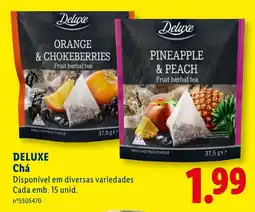 Lidl DELUXE Chá promoção