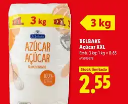 Lidl BELBAKE Açúcar XXL promoção