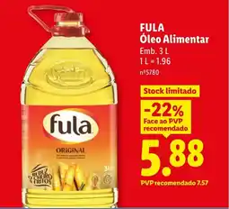 Lidl FULA Óleo Alimentar promoção