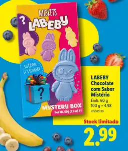 Lidl LABEBY Chocolate com Sabor Mistério promoção
