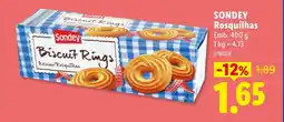 Lidl SONDEY Rosquilhas promoção