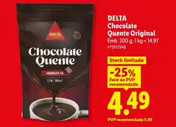 Lidl DELTA Chocolate Quente Original promoção