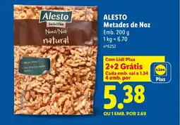 Lidl ALESTO Metades de Noz promoção