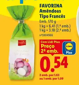 Lidl FAVORINA Amêndoas Tipo Francês promoção