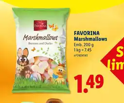 Lidl FAVORINA Marshmallows promoção