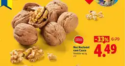 Lidl Noz Nacional com Casca promoção
