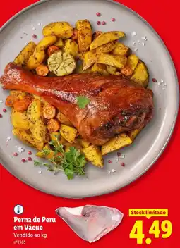 Lidl Perna de Peru em Vácuo promoção