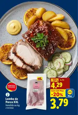 Lidl Lombo de Porco XXL promoção