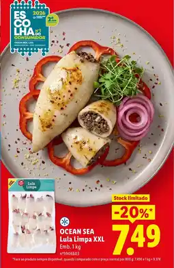 Lidl OCEAN SEA Lula Limpa XXL promoção