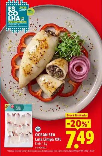 Lidl OCEAN SEA Lula Limpa XXL promoção