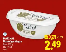 Lidl MATINAL Manteiga Magra promoção