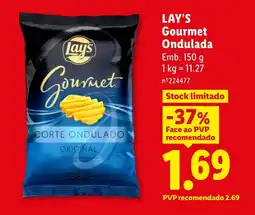 Lidl LAY'S Gourmet Ondulada promoção