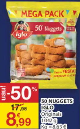 E.Leclerc Iglo 50 Nuggets promoção