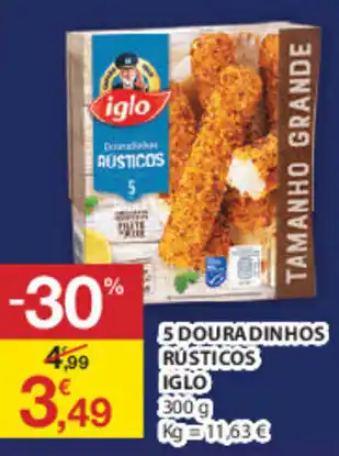 E.Leclerc Iglo 5 Douradinhos Rusticos 300g promoção