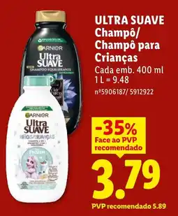 Lidl ULTRA SUAVE Champo/ Champo para Crianças promoção