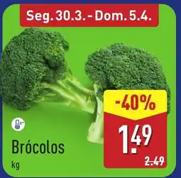 ALDI Brócolos promoção