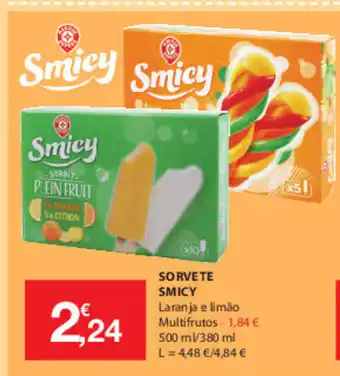 E.Leclerc Sorvete Smicy 500ml/380ml promoção