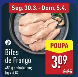 ALDI Bifes de Frango promoção