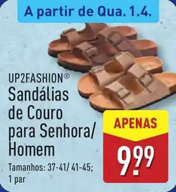 ALDI UP2FASHION Sandálias de Couro para Senhora/ Homem promoção