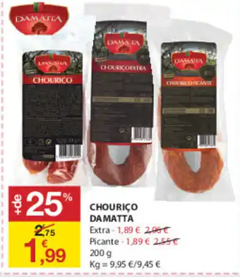 E.Leclerc Chouriço Damatta 200g promoção