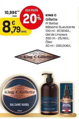 Intermarché KING C Gillette p Bálsamo Suavizante promoção
