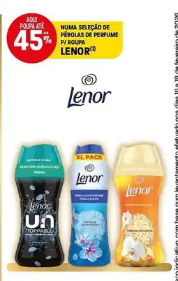 Intermarché Numa seleção de pérolas de perfume p/ roupa lenor promoção