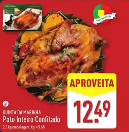 ALDI QUINTA DA MARINHA Pato Inteiro Confitado promoção