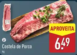 ALDI Costela de Porco promoção