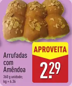 ALDI Arrufadas com Amêndoa promoção