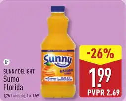 ALDI SUNNY DELIGHT Sumo Florida promoção