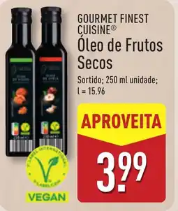 ALDI GOURMET FINEST CUISINE Óleo de Frutos Secos promoção