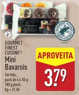 ALDI GOURMET FINEST CUISINE Mini Bavarois promoção
