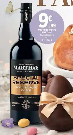 E.Leclerc Vinho do porto martha's special reserve promoção