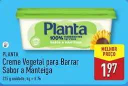 ALDI PLANTA Creme Vegetal para Barrar Sabor a Manteiga promoção