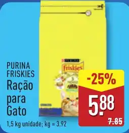 ALDI PURINA FRISKIES Ração para Gato promoção