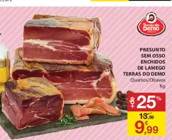 E.Leclerc Presunto sem Osso Enchidos de Lamego Terras do Demo promoção