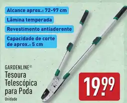 ALDI GARDENLINE Tesoura Telescópica para Poda promoção
