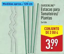 ALDI GARDENLINE Estacas para Tomateiros/ Plantas promoção