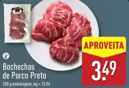 ALDI Bochechas de porco preto promoção