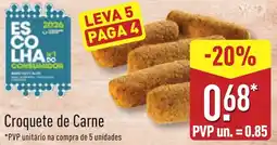 ALDI Croquete de Carne promoção