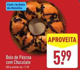 ALDI Bolo de Páscoa com Chocolate promoção