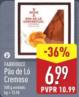 ALDI FABRIDOCE Pão de Ló Cremoso promoção
