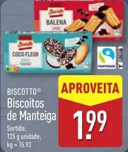 ALDI BISCOTTO Biscoitos de Manteiga promoção