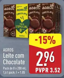 ALDI AGROS Leite com Chocolate promoção