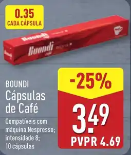 ALDI BOUNDI Cápsulas de Café promoção