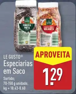 ALDI LE GUSTO Especiarias em Saco promoção