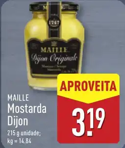 ALDI MAILLE Mostarda Dijon promoção